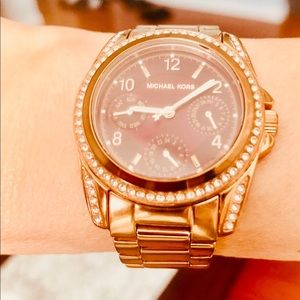 Michael Kors women watch MK6092 Rose Gold Analog